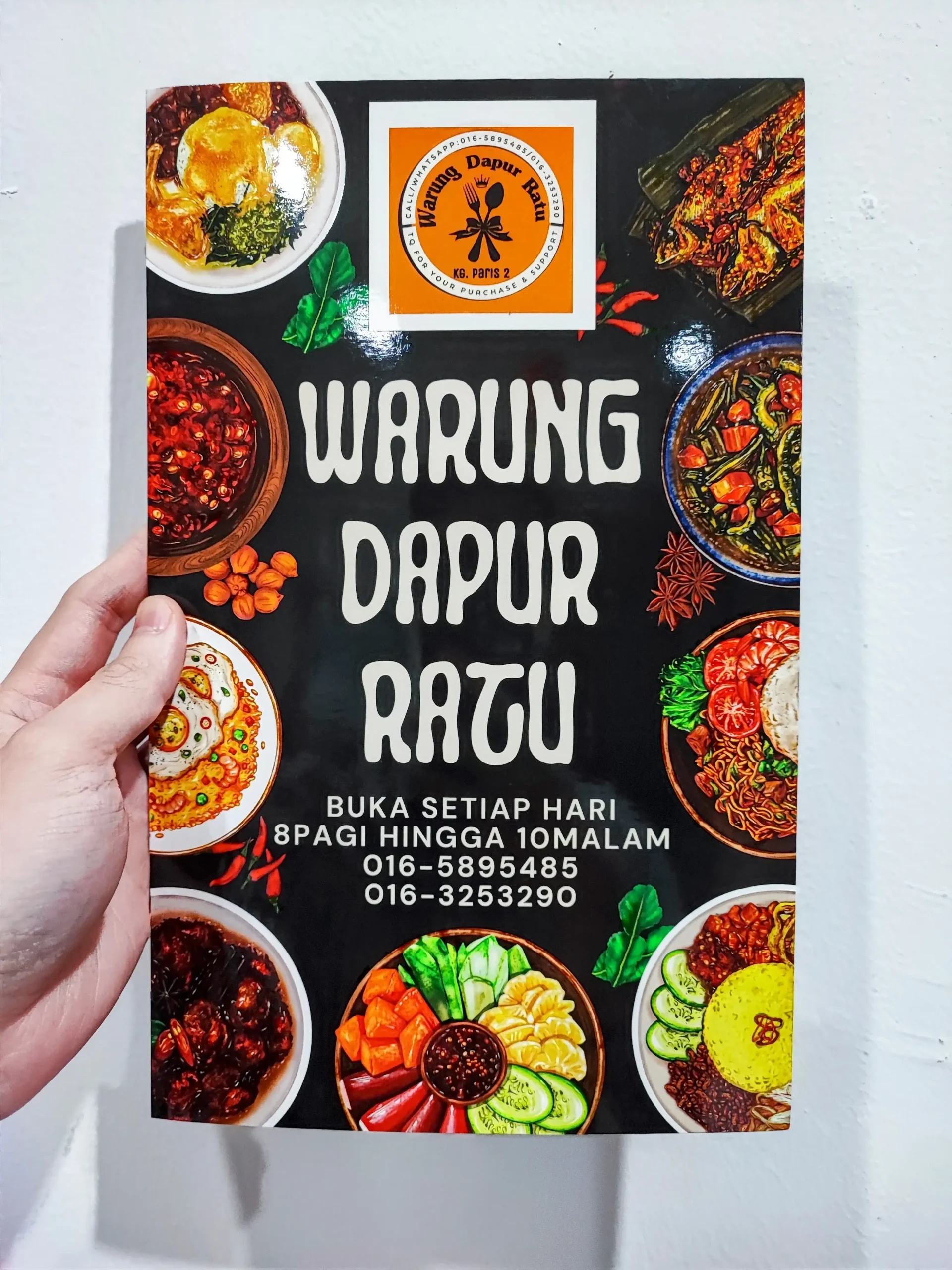 Food Menu and Promotional Materials